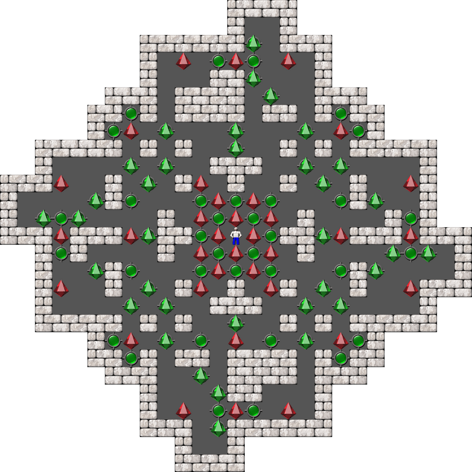 Sokoban David W. Skinner Arranged level 354